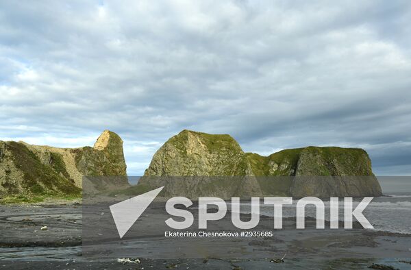Views of Russia. Kuril islands