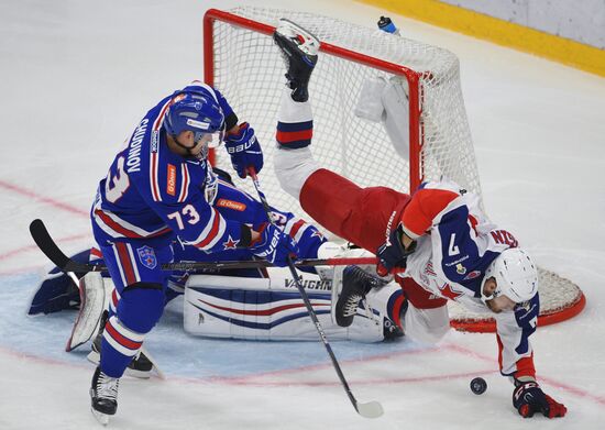 Hockey. KHL. SKA vs. CSKA