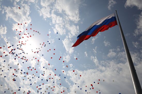 Russian State Flag Day celebrations
