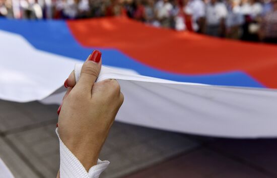 Russian State Flag Day celebrations