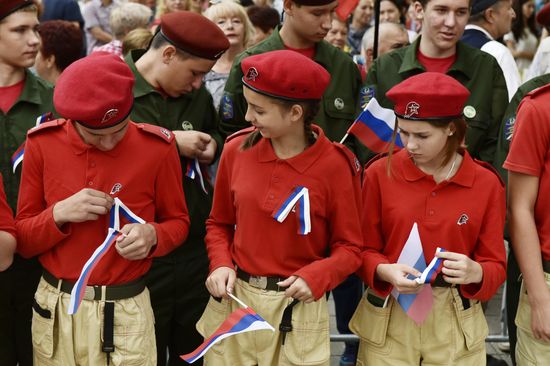 Russian State Flag Day celebrations