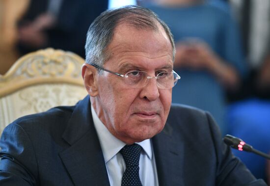 Sergei Lavrov meets with Vatican Secretary of State Cardinal Pietro Parolin