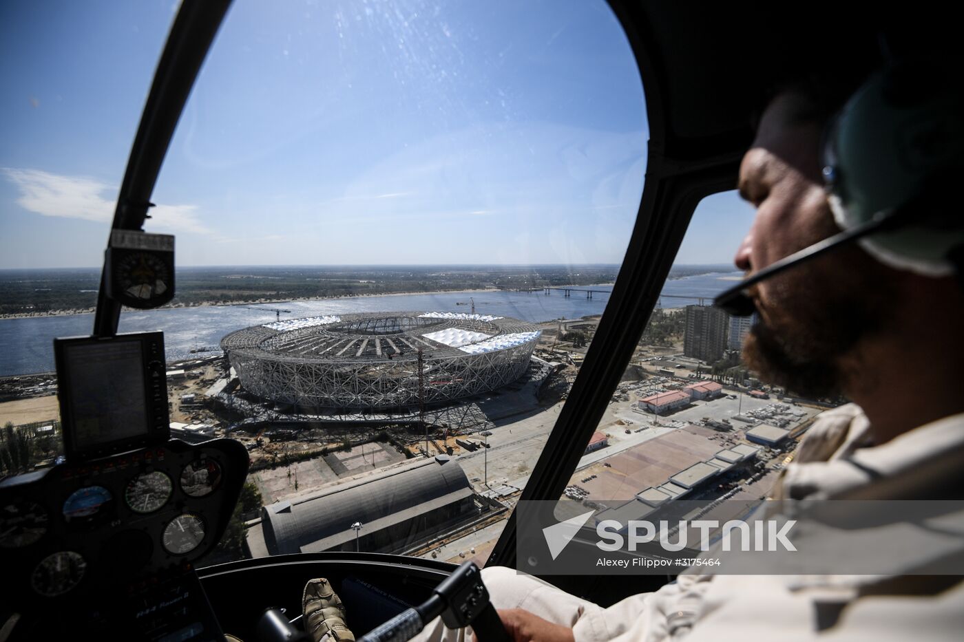 Building the Volgograd Arena stadium