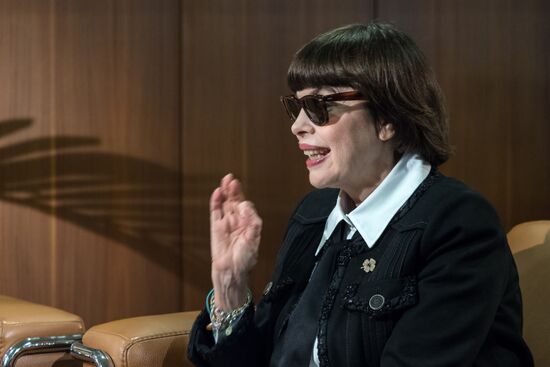 Mireille Mathieu gives interview