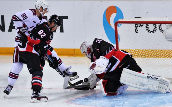 Kontinental Hockey League. Avangard vs. Dinamo Riga