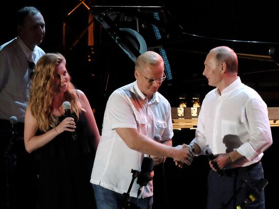 Russian President Vladimir Putin's visit to Crimea