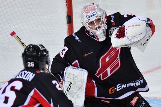 Ice hockey. Kontinental Hockey League. Avangard vs. Dynamo (Riga)