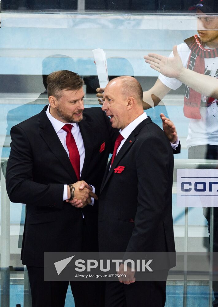Kontinental Hockey League. Avangard vs. Dinamo Riga