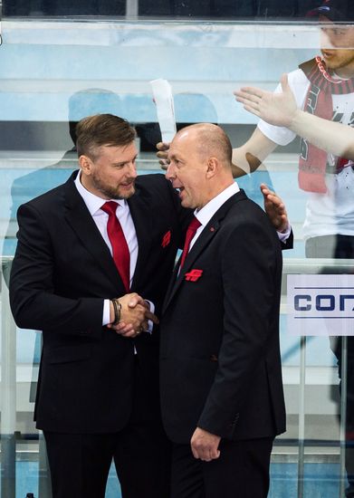 Kontinental Hockey League. Avangard vs. Dinamo Riga