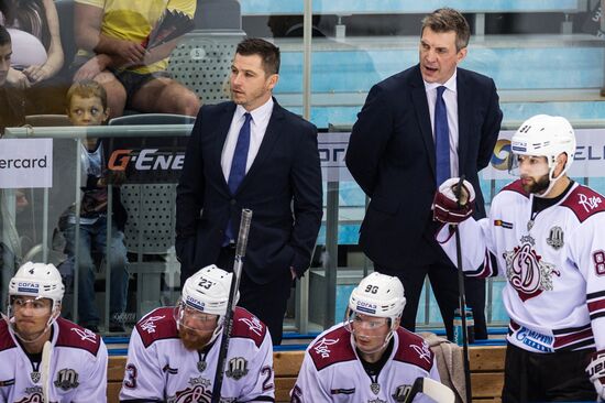 Kontinental Hockey League. Avangard vs. Dinamo Riga