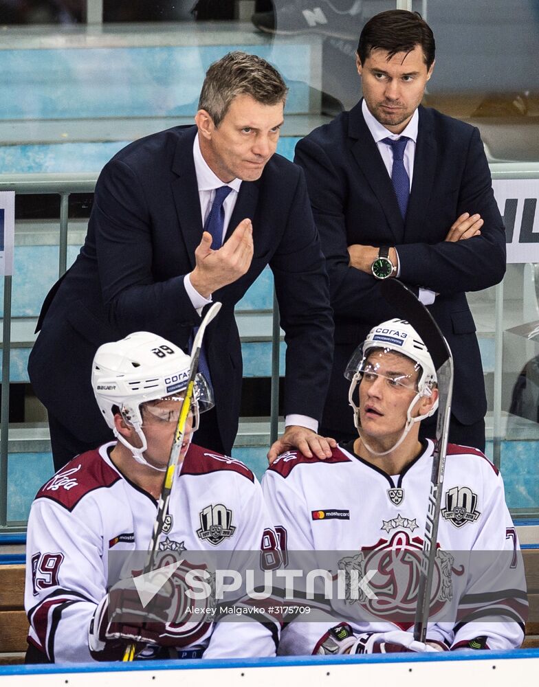 Kontinental Hockey League. Avangard vs. Dinamo Riga