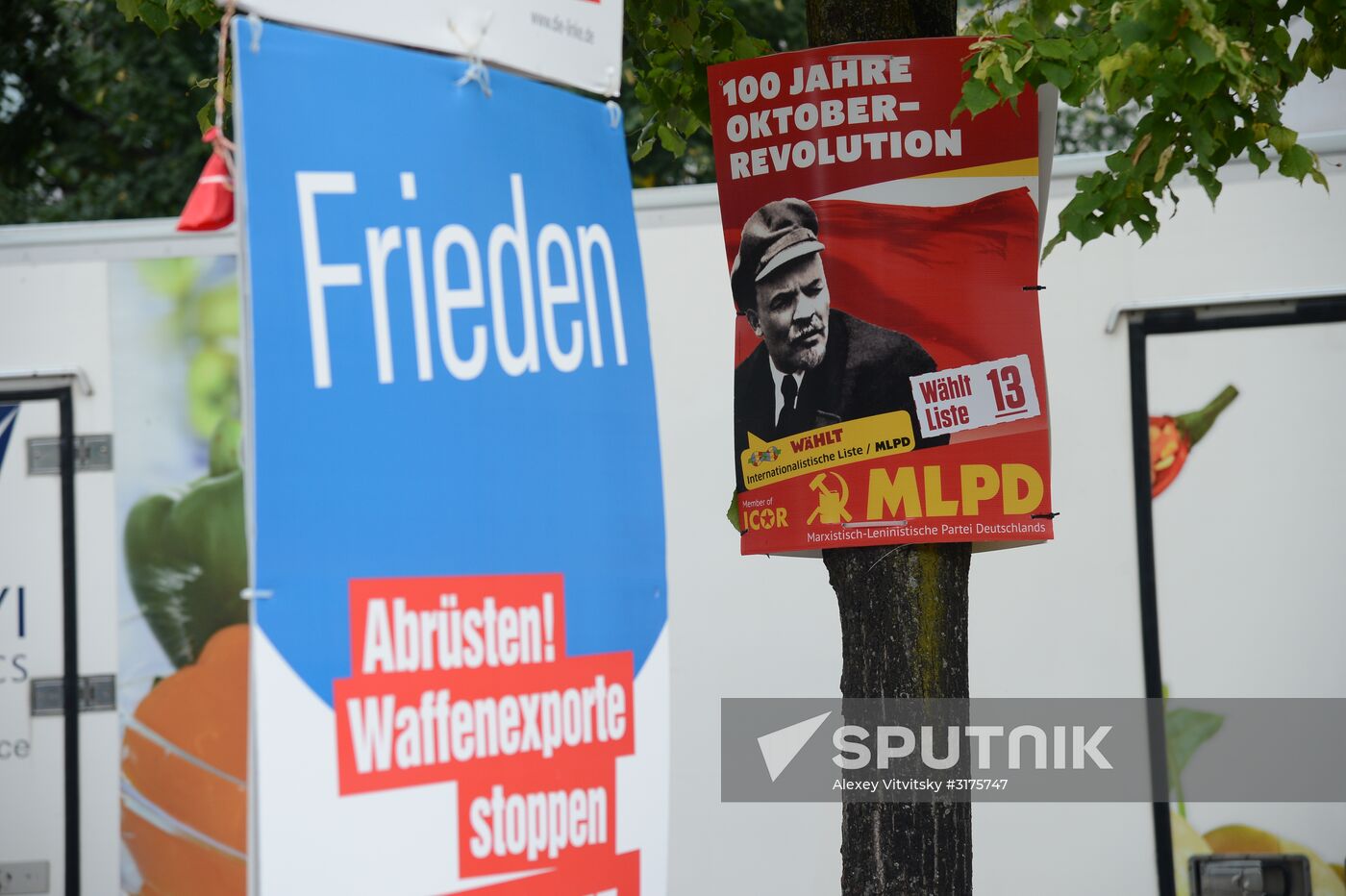 Angela Merkel makes election campaign speech in Münster