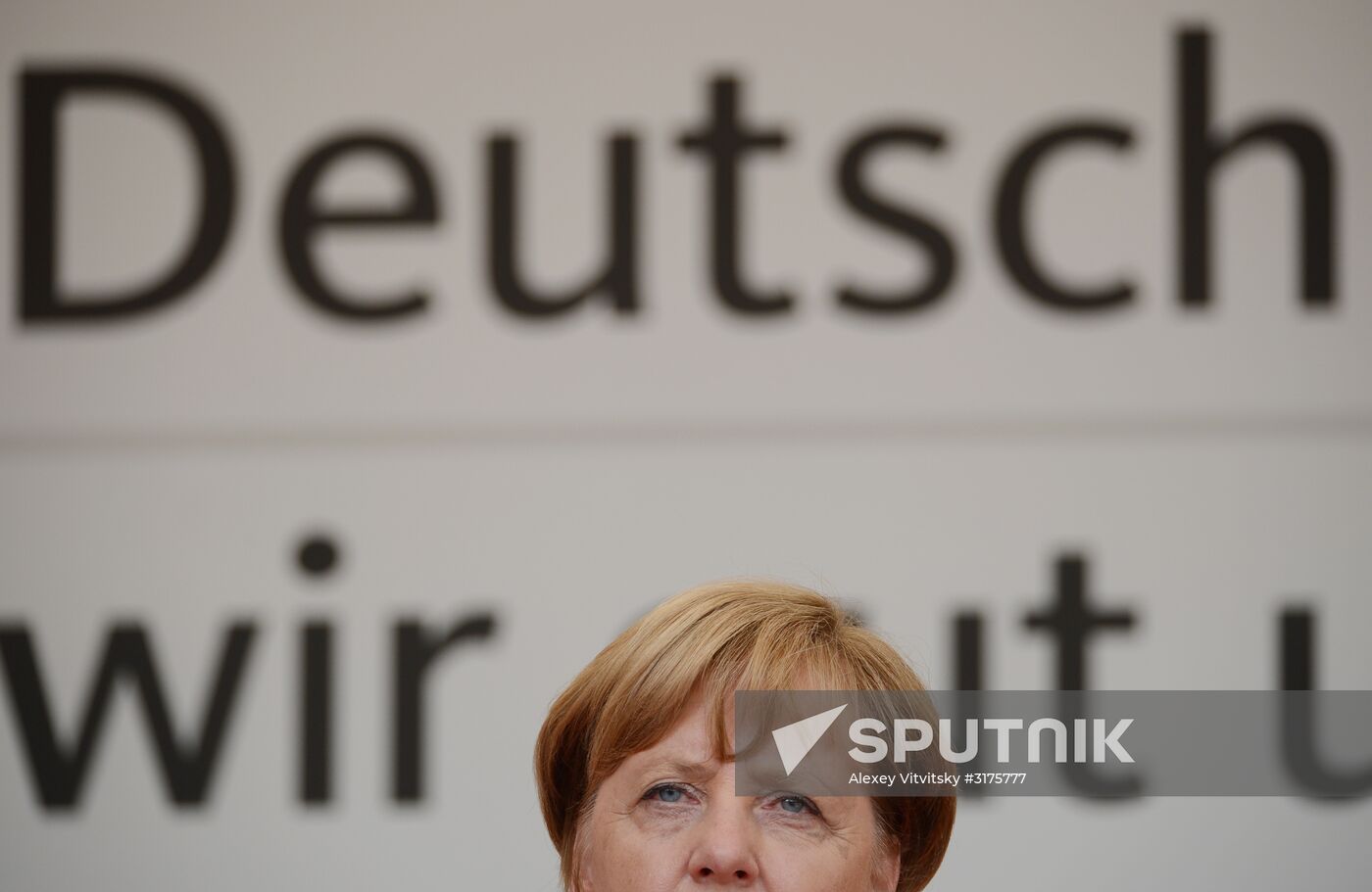 Angela Merkel makes election campaign speech in Munster