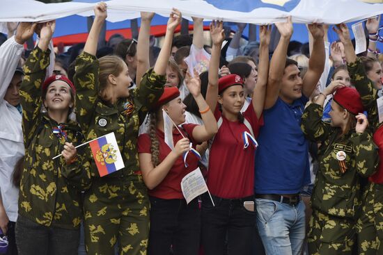 Russian State Flag Day celebrations