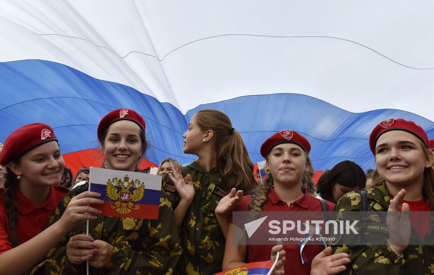 Russian State Flag Day celebrations