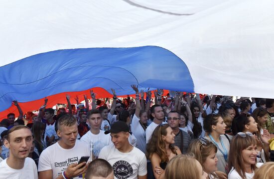 Russian State Flag Day celebrations