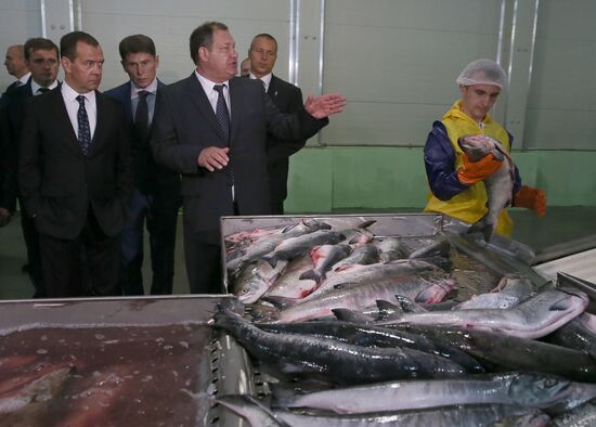 Prime Minister Dmitry Medvedev's working visit to Sakhalin