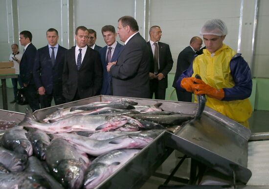 Prime Minister Dmitry Medvedev's working visit to Sakhalin