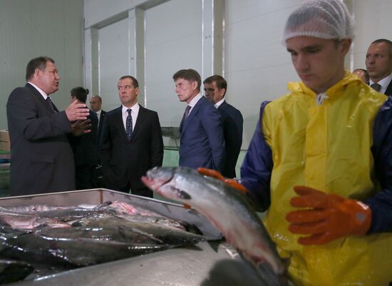 Prime Minister Dmitry Medvedev's working visit to Sakhalin