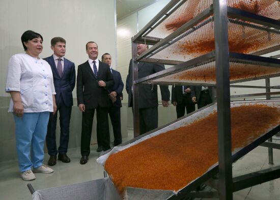 Prime Minister Dmitry Medvedev's working visit to Sakhalin