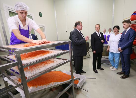 Prime Minister Dmitry Medvedev's working visit to Sakhalin