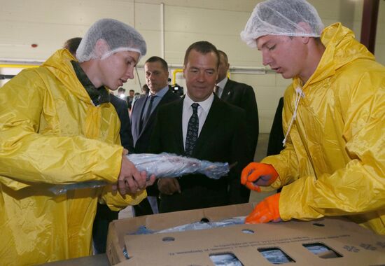 Prime Minister Dmitry Medvedev's working visit to Sakhalin