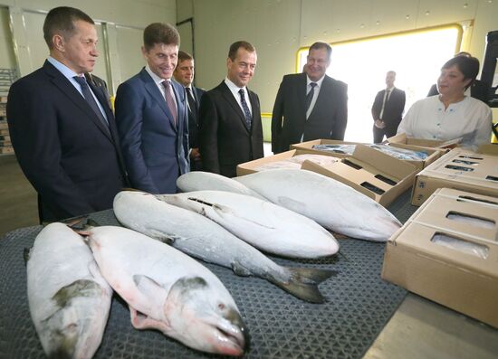 Prime Minister Dmitry Medvedev's working visit to Sakhalin