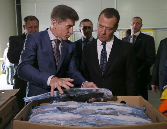 Prime Minister Dmitry Medvedev's working visit to Sakhalin