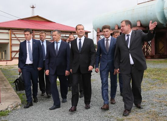 Prime Minister Dmitry Medvedev's working visit to Sakhalin