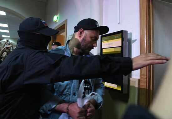 Court hears investigators' motion on arrest of film director Kirill Serebrennikov
