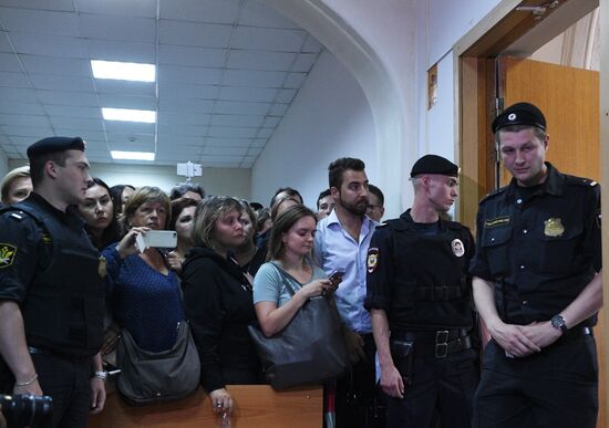 Court hears investigators' motion on arrest of film director Kirill Serebrennikov