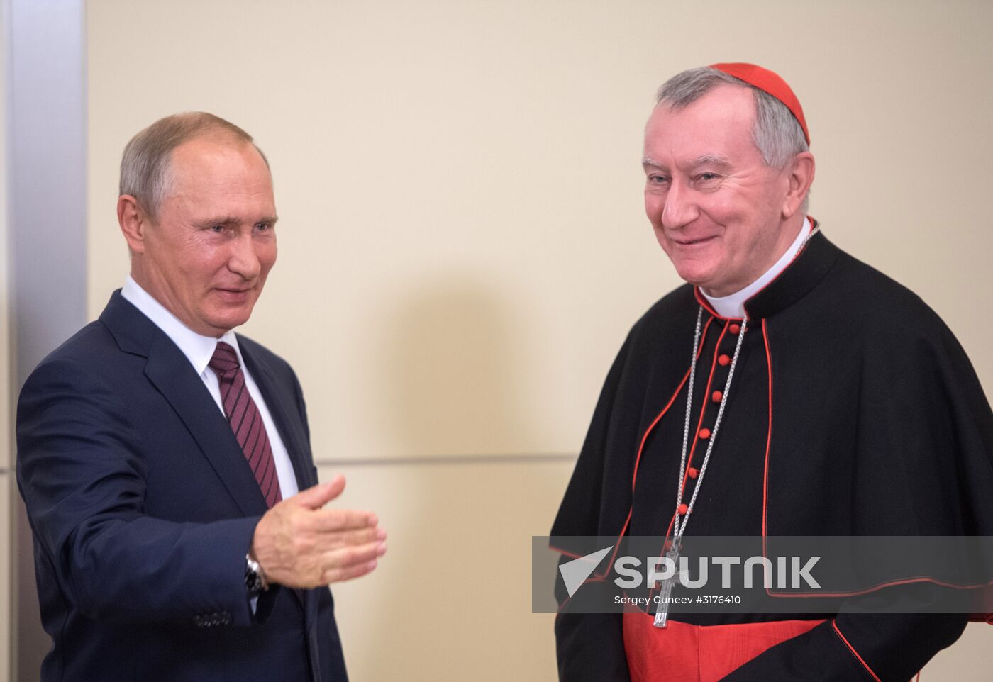 Russian President Vladimir Putin's meeting with Vatican Secretary of State Pietro Parolin