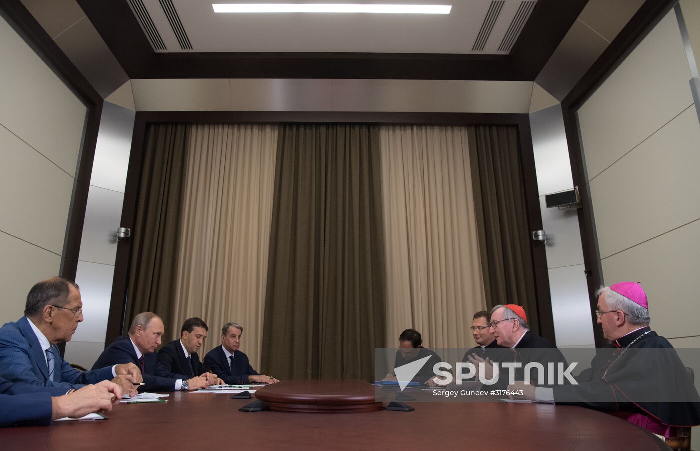 Russian President Vladimir Putin's meeting with Vatican Secretary of State Pietro Parolin
