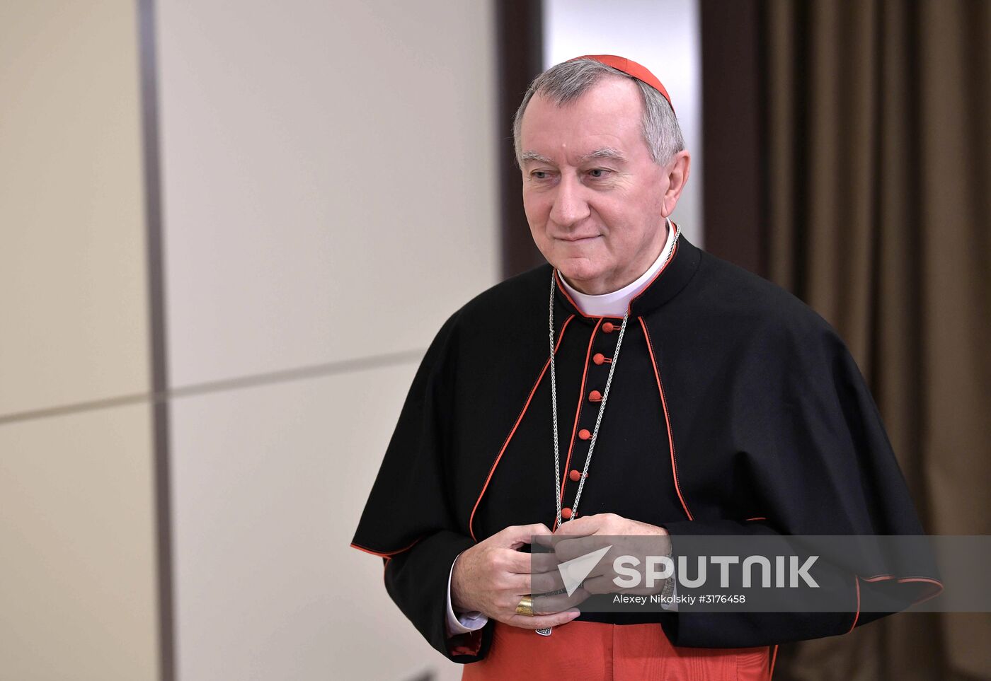 Russian President Vladimir Putin's meeting with Vatican Secretary of State Pietro Parolin