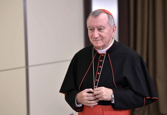 Russian President Vladimir Putin's meeting with Vatican Secretary of State Pietro Parolin
