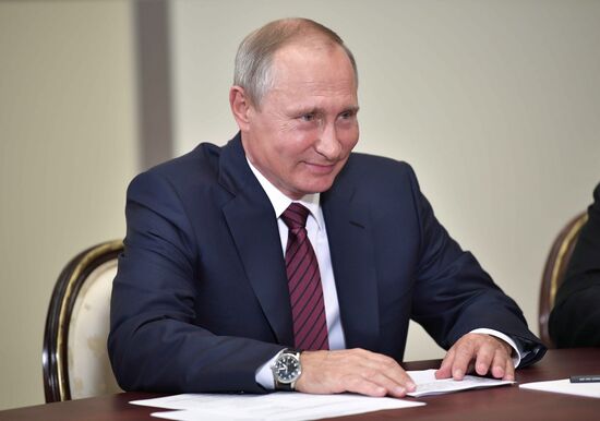 Russian President Vladimir Putin's meeting with Vatican Secretary of State Pietro Parolin