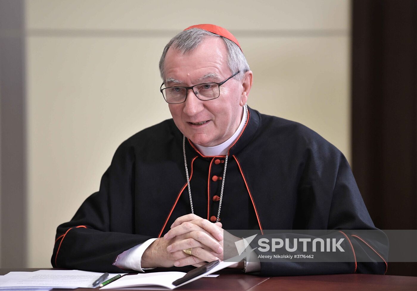 Russian President Vladimir Putin's meeting with Vatican Secretary of State Pietro Parolin