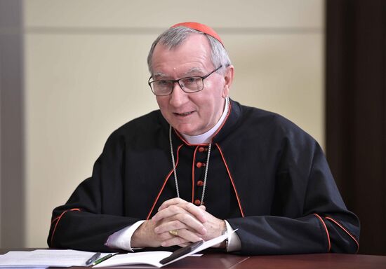 Russian President Vladimir Putin's meeting with Vatican Secretary of State Pietro Parolin