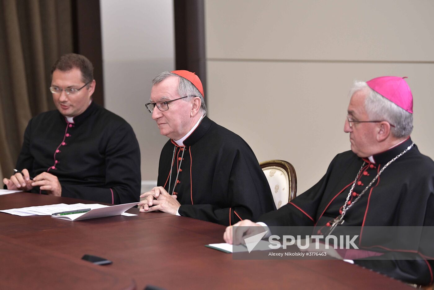 Russian President Vladimir Putin's meeting with Vatican Secretary of State Pietro Parolin