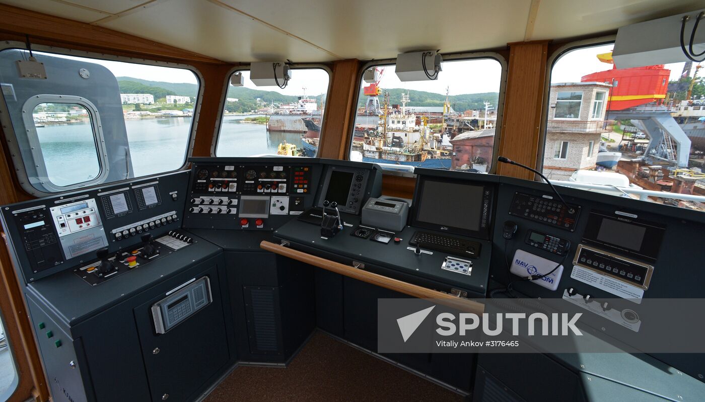 Launch of multi-purpose modular motorboat in Primorye Territory