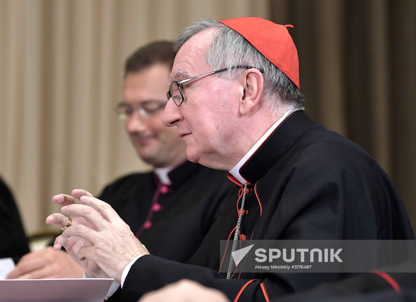 Russian President Vladimir Putin's meeting with Vatican Secretary of State Pietro Parolin