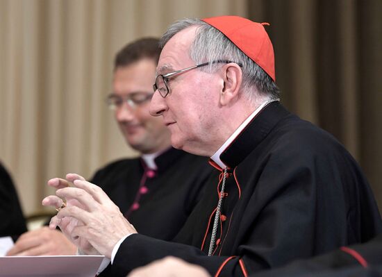 Russian President Vladimir Putin's meeting with Vatican Secretary of State Pietro Parolin