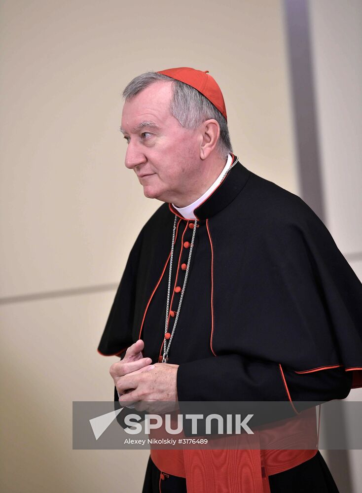 Russian President Vladimir Putin's meeting with Vatican Secretary of State Pietro Parolin