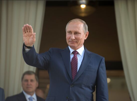 Russian President Vladimir Putin's meeting with Prime Minister of Israel Benjamin Netanyahu