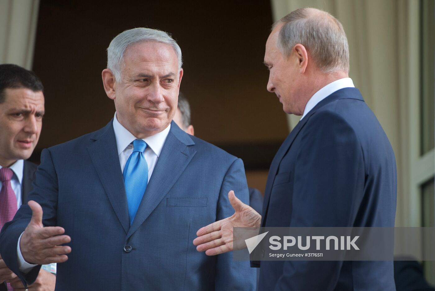 Russian President Vladimir Putin's meeting with Prime Minister of Israel Benjamin Netanyahu