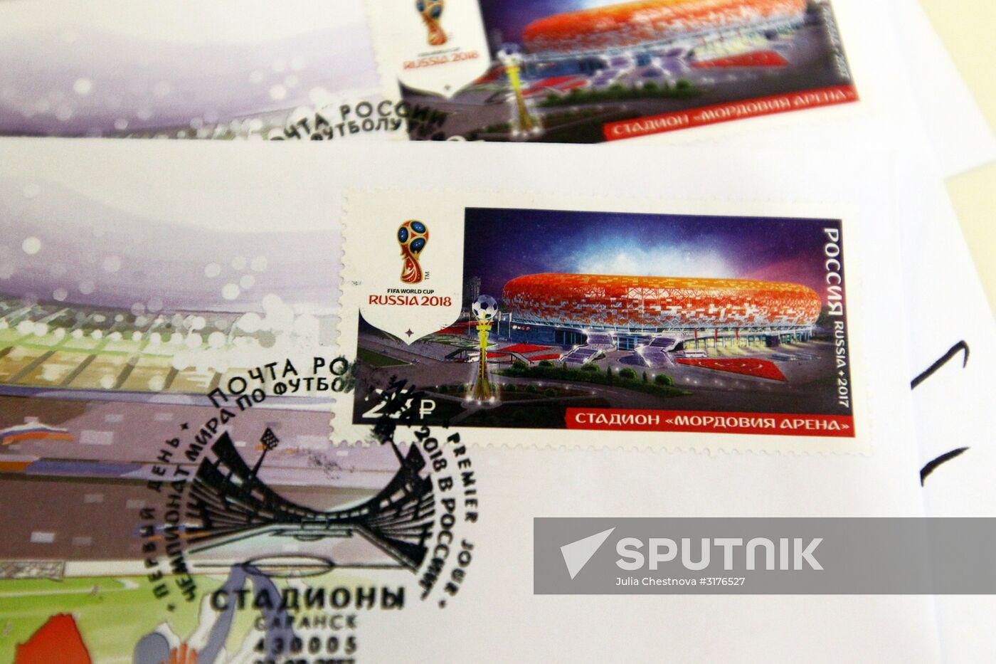 Ceremony to cancel postage stamp ahead of 2018 FIFA World Cup in Saransk