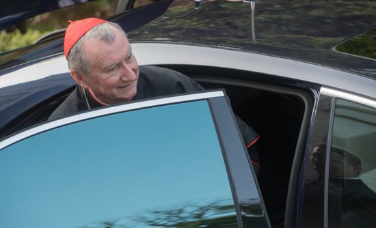 Russian President Vladimir Putin's meeting with Vatican Secretary of State Pietro Parolin