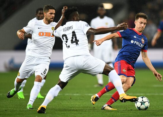UEFA Champions League. CSKA vs. Young Boys