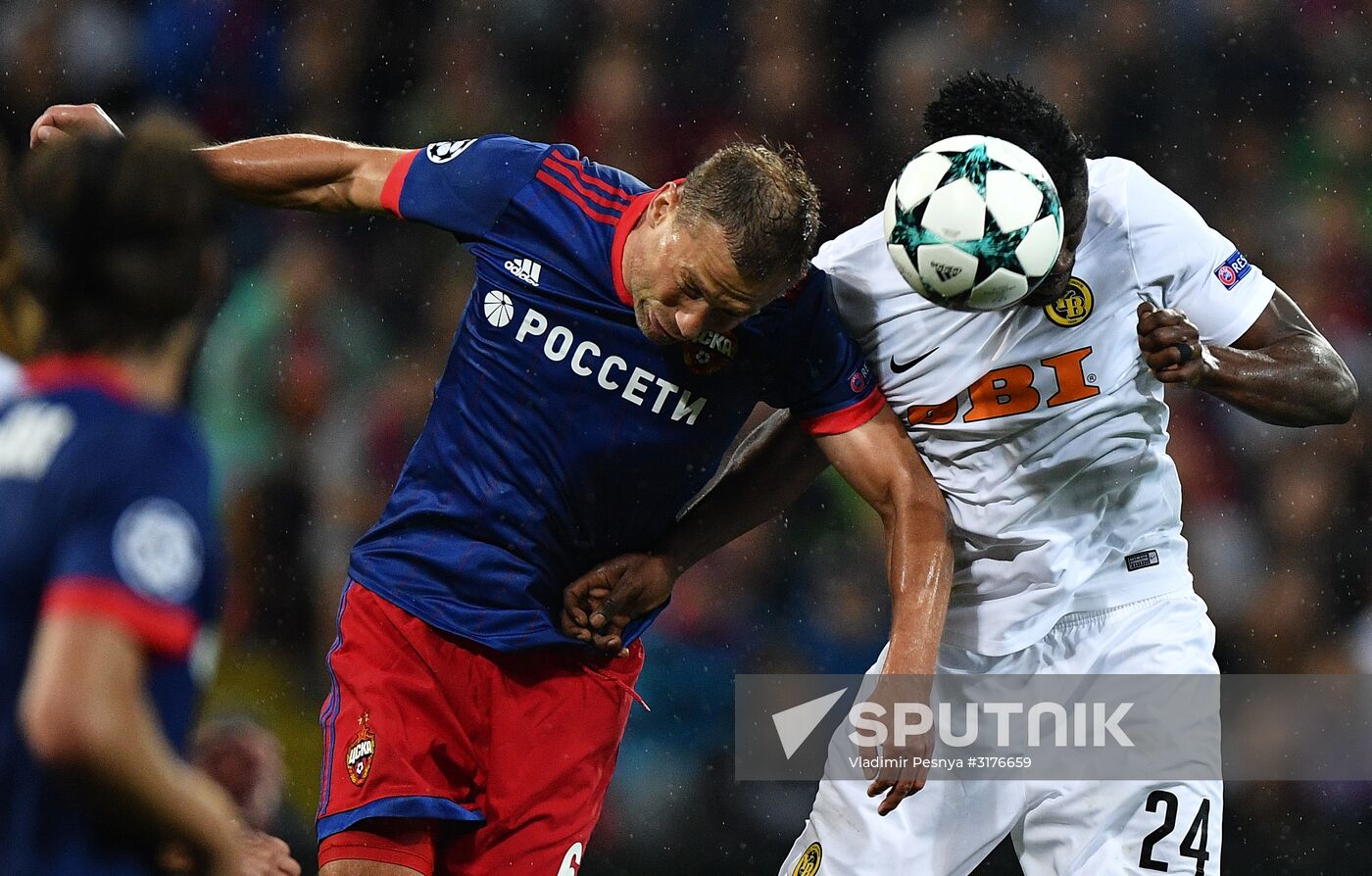 UEFA Champions League. CSKA vs. Young Boys