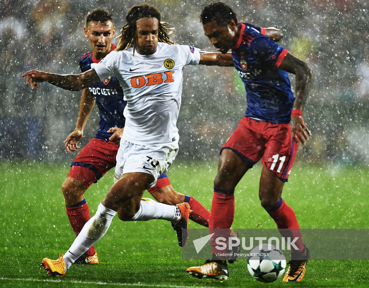 UEFA Champions League. CSKA vs. Young Boys